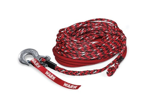 100'x3/8" Spydura Nightline Synthetic Rope Assembly w/ Hook - 102558 - Fenix Motorsports - winch rope