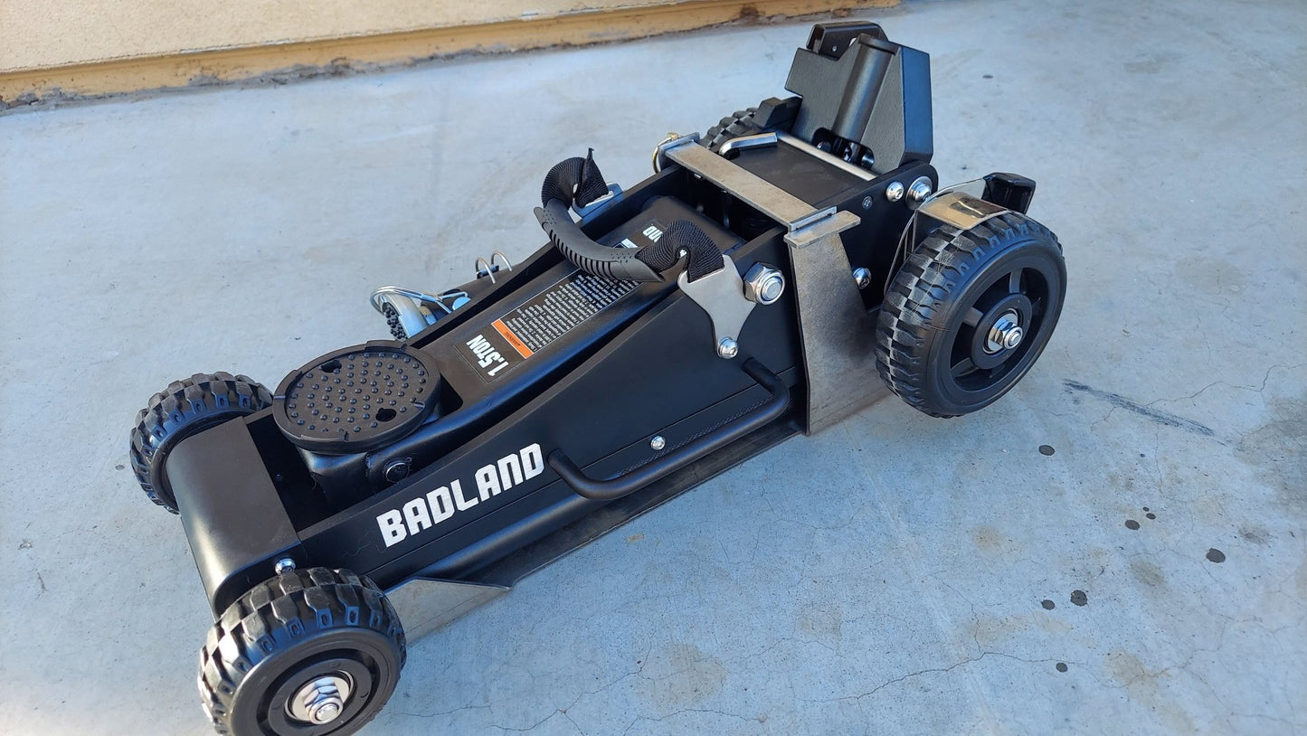 1.5 Ton Harbor Freight Badlands Jack Mount - Fenix Motorsports - Vehicle Organization