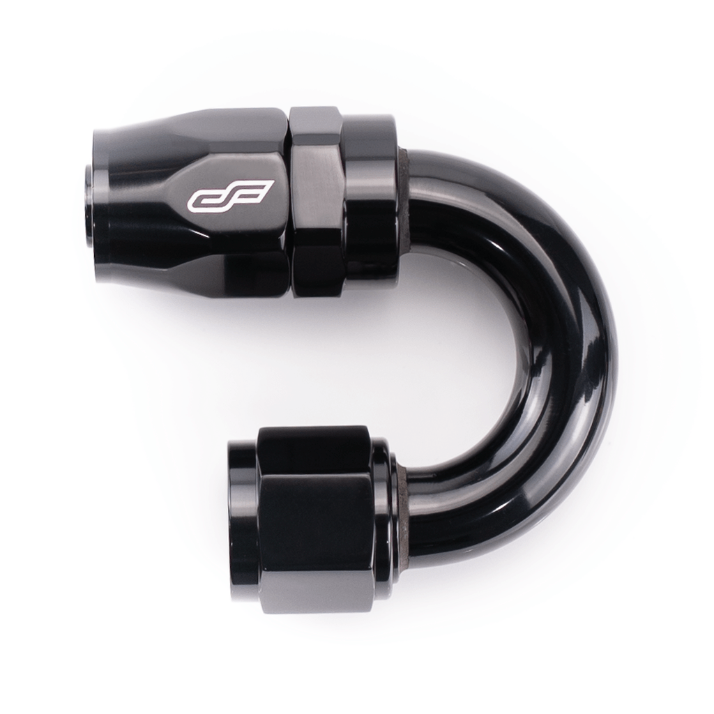 Color Fittings 180 Degree Female Aluminum Hose End AN Fitting - Fenix Motorsports - Fitting