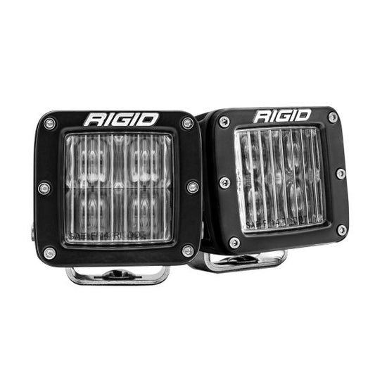 Rigid Industries D-Series PRO SAE clear fog lights on a white background