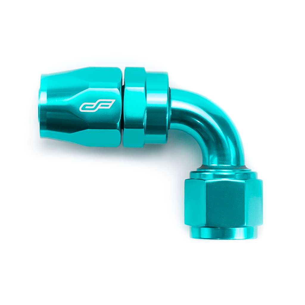 Color Fittings 90 Degree Female Aluminum Hose End AN Fitting - Fenix Motorsports - Fitting