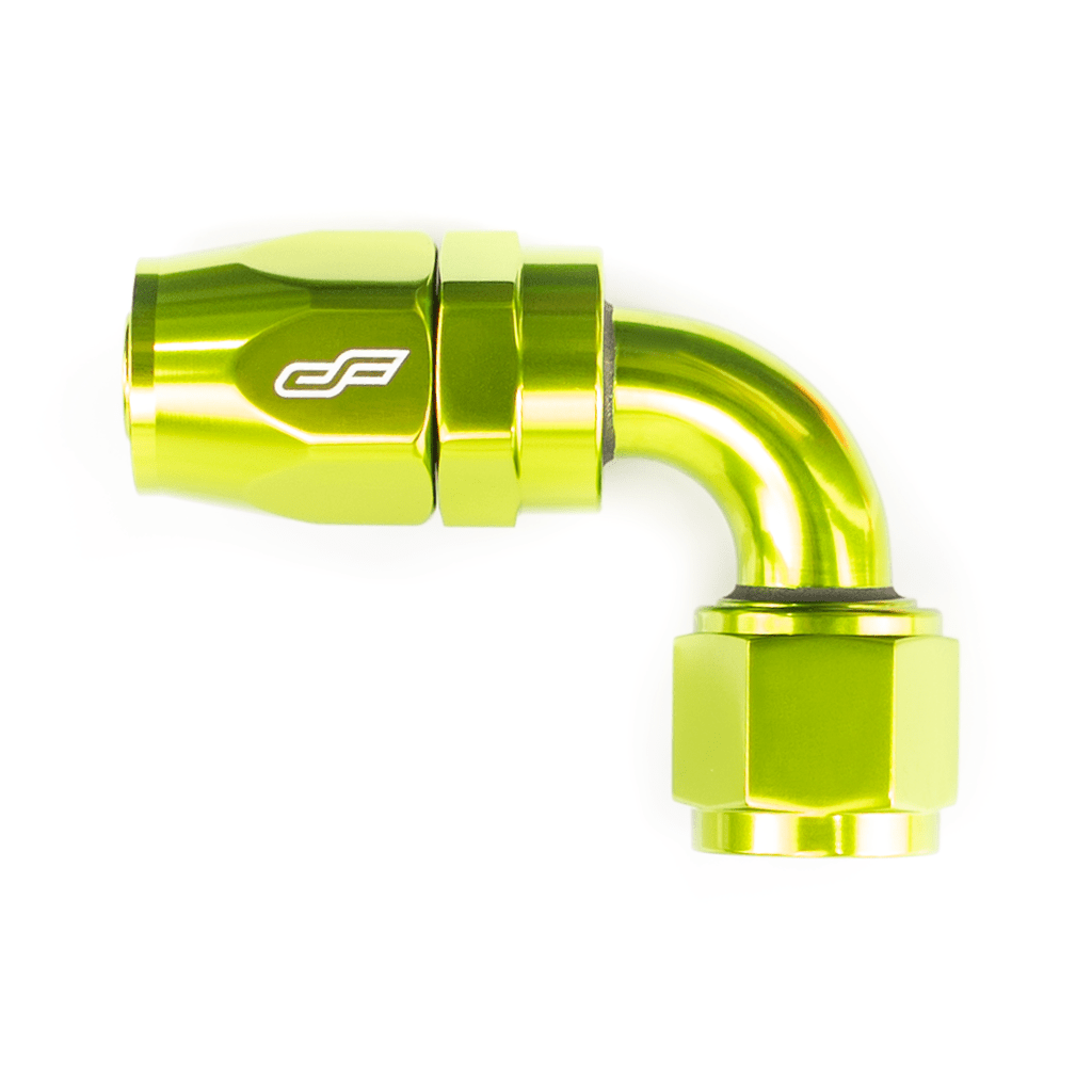 Color Fittings 90 Degree Female Aluminum Hose End AN Fitting - Fenix Motorsports - Fitting