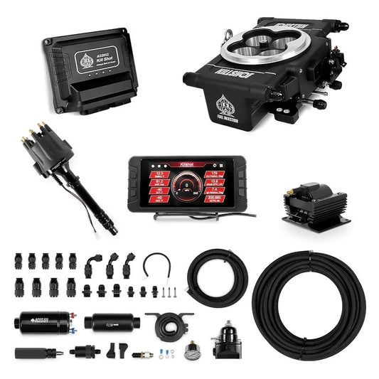 ACES EFI Killshot EFI Master Kit Black 255 In - line Pump - Fenix Motorsports - Air and Fuel,Fuel Injection Systems and Components - Electronic,Electronic Fuel Injection Systems