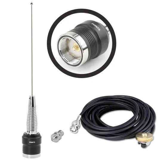 Antenna Kit UHF External Mount Handheld Radio - Fenix Motorsports - Mobile Electronics,Power Accessories,Antennas and Components