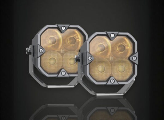 ARC Lighting Concept Pod Pro 3 Cube LED Pod Lights with driving beam, designed for offroad applications. Perfect for SXS (UTVs), Pre-runners, desert trucks, and race vehicles, providing powerful and focused illumination in a durable, compact design