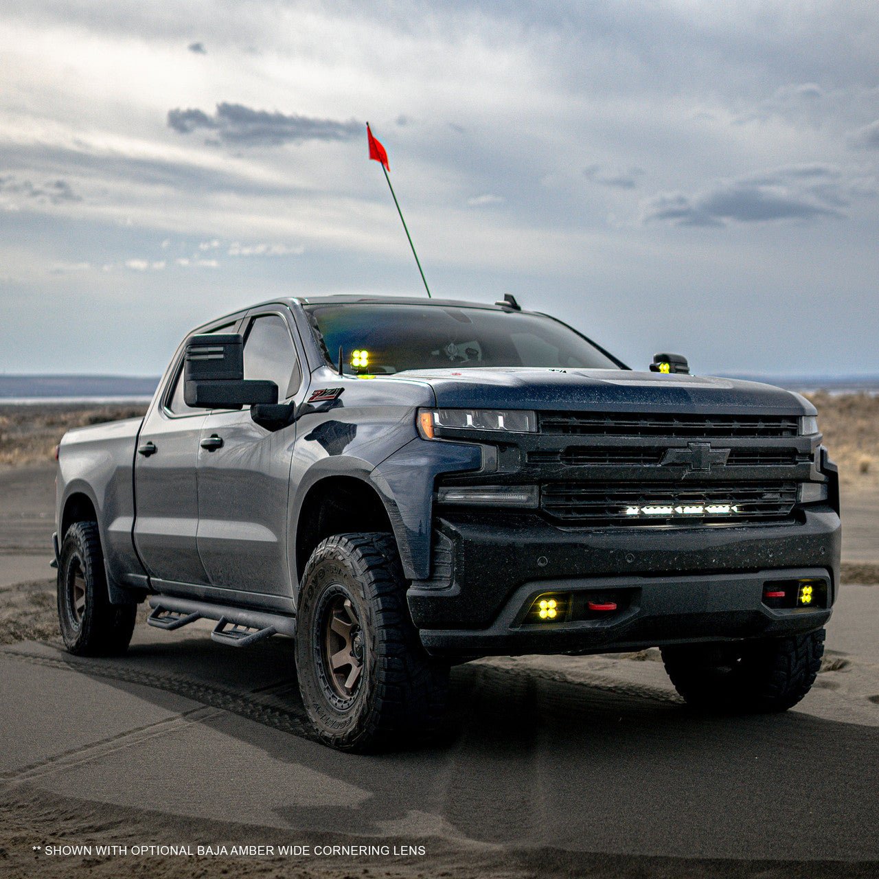 Baja Designs Chevy Squadron Sport A - Pillar Light Kit - Chevrolet 2019 - 24 Silverado 1500 - Fenix Motorsports - Light Pod