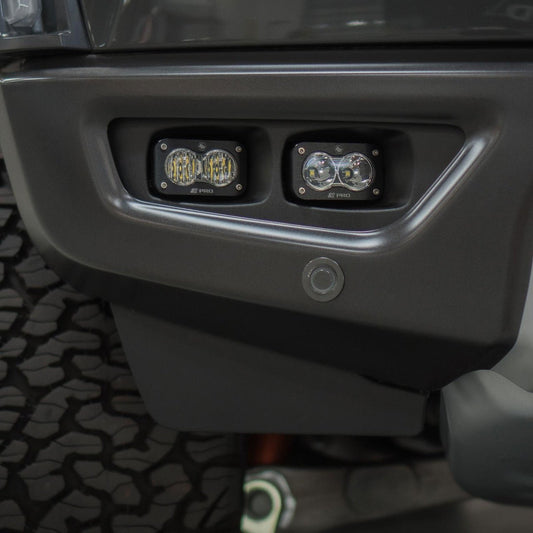 Baja Designs - Ford S2 Pro Dual Fog Pocket Light Kit - Ford 2021 - 2025 F - 150 Raptor, 2024 - 2025 F - 150 Raptor 37/R - Fenix Motorsports - LED Auxiliary Light Pod Kit