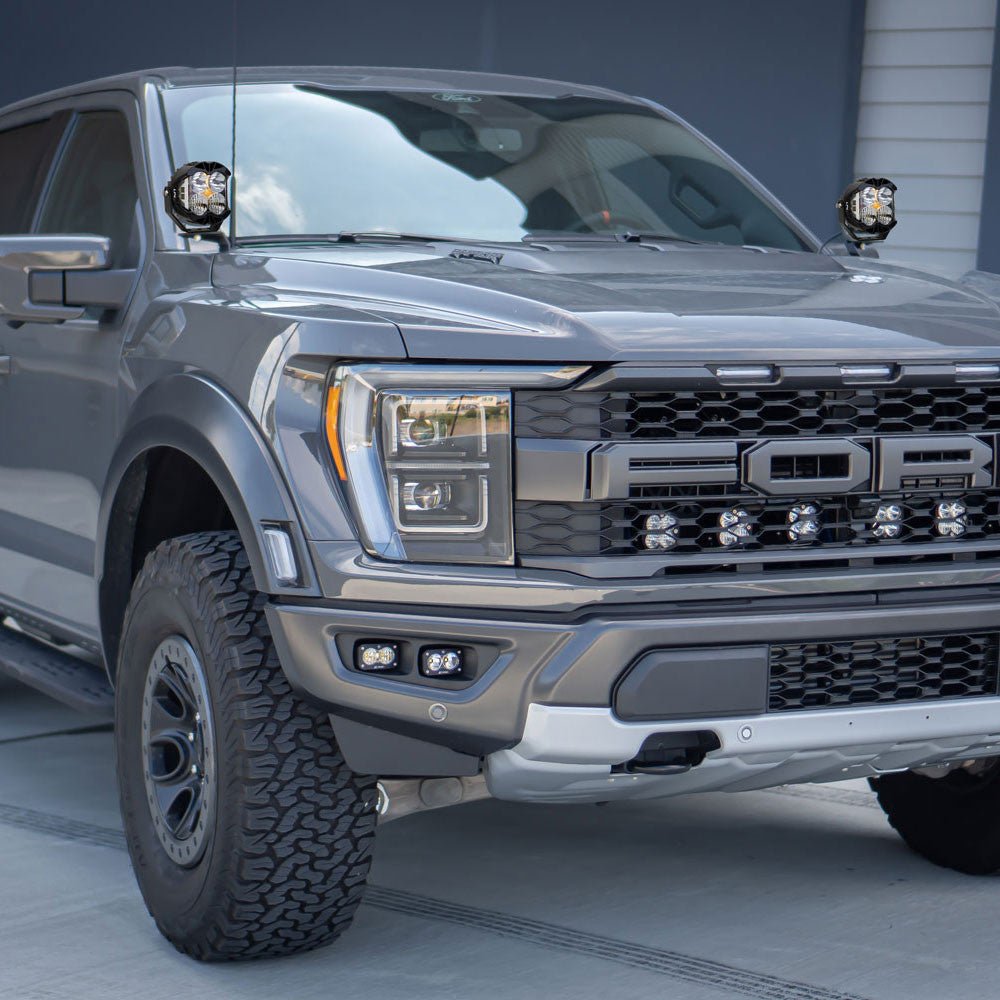 Baja Designs LP4 Pro A - Pillar Light Kit - Ford Raptor 2021 - 24 - Fenix Motorsports - LED A - Pillar Light Kit