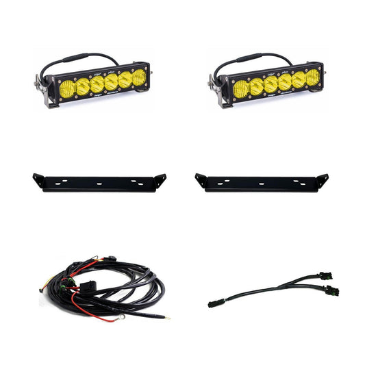 Baja Designs OnX6+ 10 Inch Dual Behind Grille Light Bar Kit - Ford 2021 - On F - 150 Raptor, 2024 - On F - 150 Raptor 37/R - Fenix Motorsports - Light Bar