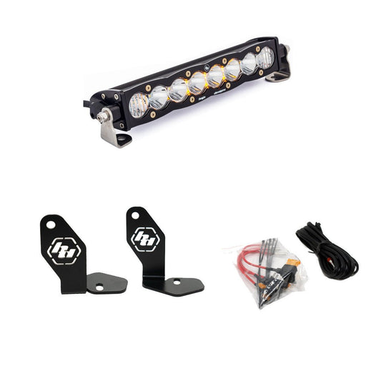 Baja Designs Polaris RZR Pro R S8 10" Hood Mount Kit - Fenix Motorsports - Light Bar