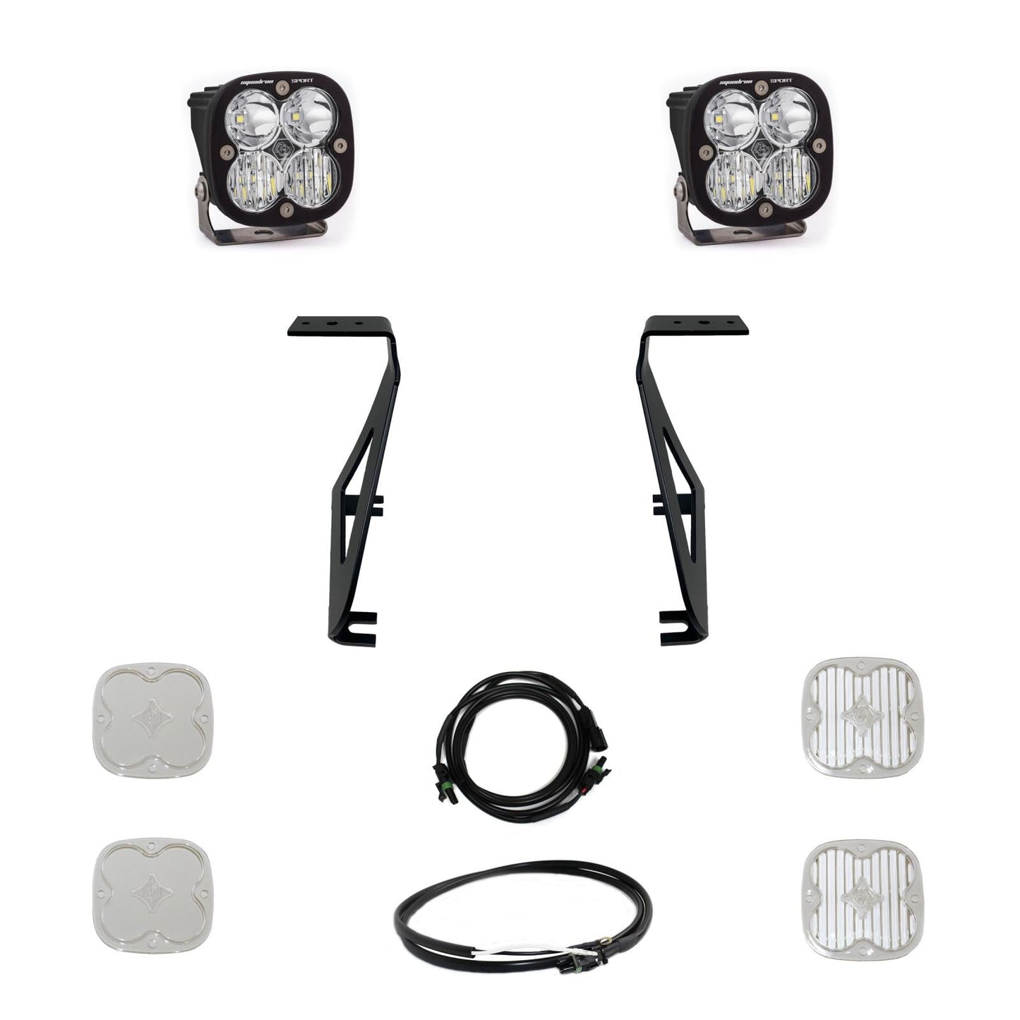Baja Designs Squadron Sport A - Pillar Light Kit - Ford 2021 - 24 F - 150 Raptor - Fenix Motorsports - LED A - Pillar Light Kit