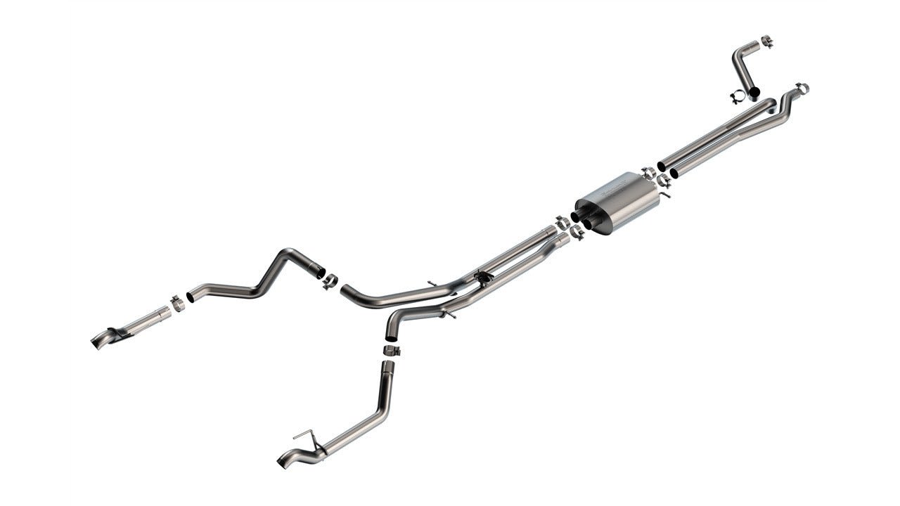 Borla 24 - GM P/U 1500 Cat Back Exhaust - Fenix Motorsports - Exhaust,Exhaust Pipes, Systems and Components,Exhaust Systems