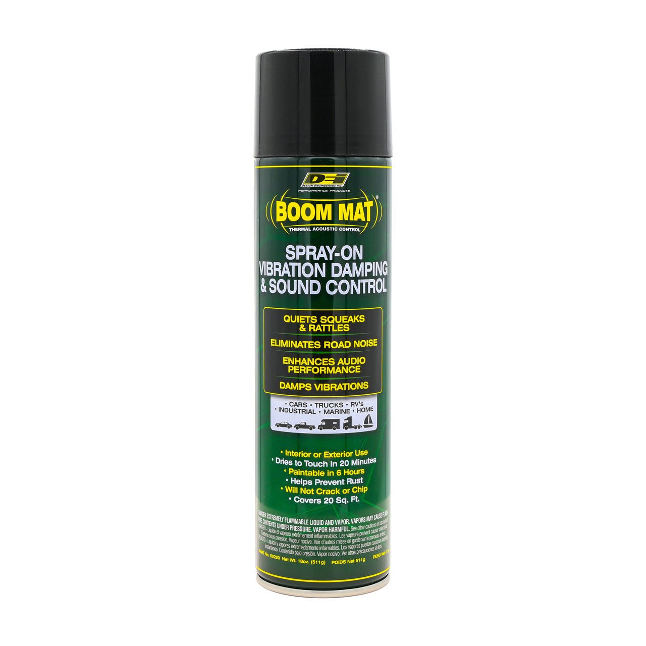 Design Engineering Boom Mat Damping Spray - Fenix Motorsports - Heat and Sound Dampening