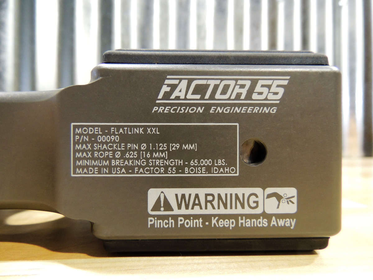 Factor 55 FlatLink XXL - Fenix Motorsports - Vehicle Recovery Equipment