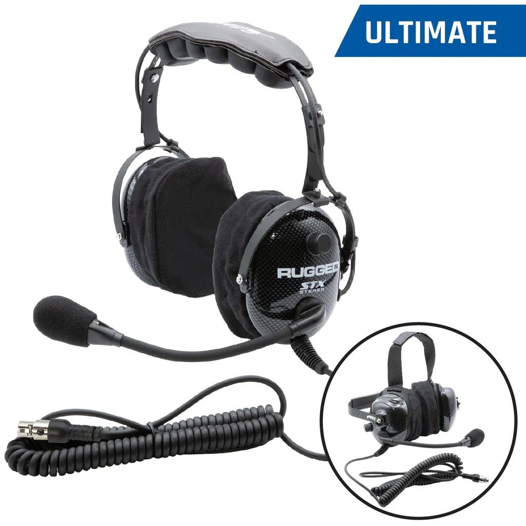 Headset Over The Head Ultimate Offroad Plug - Fenix Motorsports - Mobile Electronics,Race Radios and Components,Headphones and Ear Phones