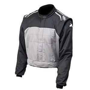 Jacket Racer 2.4 XX - Large Black / Gray - Fenix Motorsports - Safety Equipment,Safety Clothing,Driving Jackets