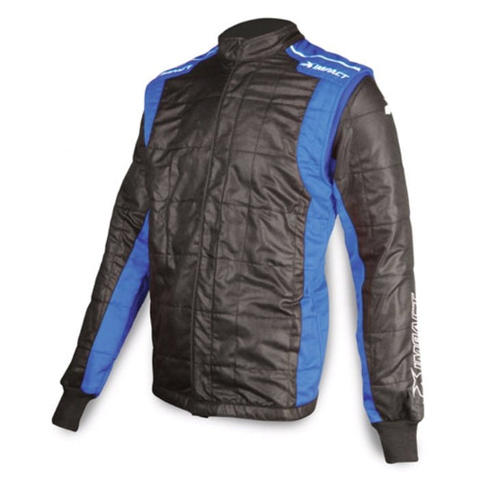 Jacket Racer X - Large Black/Blue - Fenix Motorsports - Safety Equipment,Safety Clothing,Driving Jackets