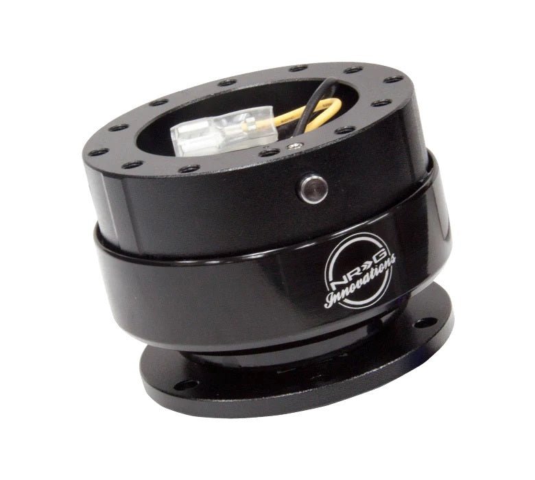 NRG Steering Quick Release 2.0 Black 2.5in - Fenix Motorsports - Steering and Components,Steering Wheels and Components,Steering Wheel Quick Disconnects