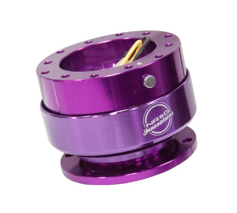 NRG Steering Quick Release 2.0 Purple 2.5in - Fenix Motorsports - Steering and Components,Steering Wheels and Components,Steering Wheel Quick Disconnects