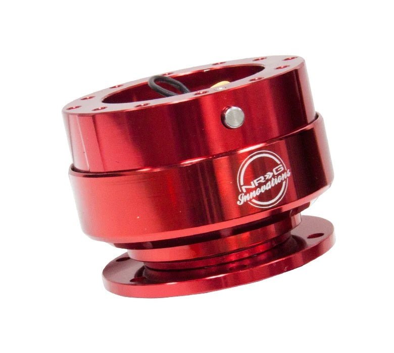 NRG Steering Quick Release 2.0 Red 2.5in - Fenix Motorsports - Steering and Components,Steering Wheels and Components,Steering Wheel Quick Disconnects