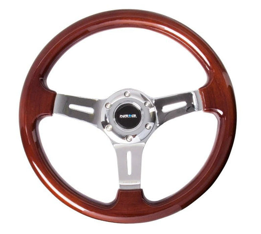 NRG Steering Wheel 330mm 1in Dish Classic Wood Grain - Fenix Motorsports - Steering and Components