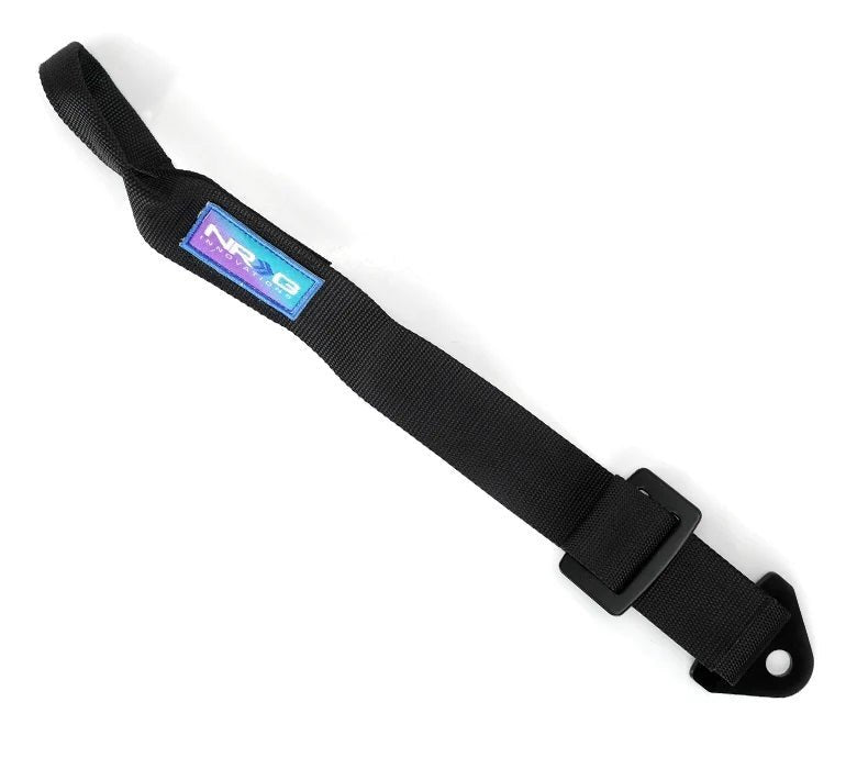 NRG Tow Strap Universal w/ Loop Black - Fenix Motorsports - Towing Equipment,Tie - Down Straps and Components,Tow Straps and Components