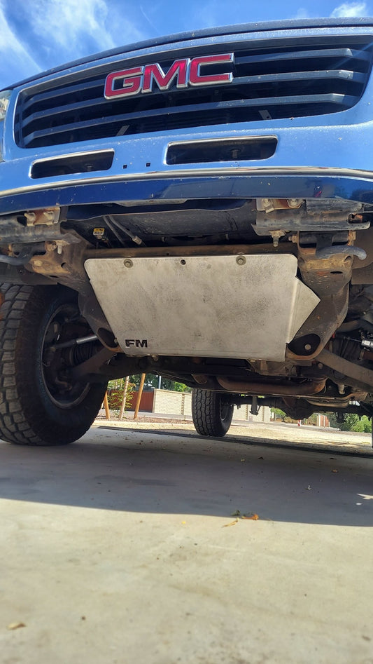 OEM Replacement Front Skid Plate — 1999–2006 Chevy Silverado & GMC Sierra 1500 4WD - Fenix Motorsports LLC - OEM Skid Plate
