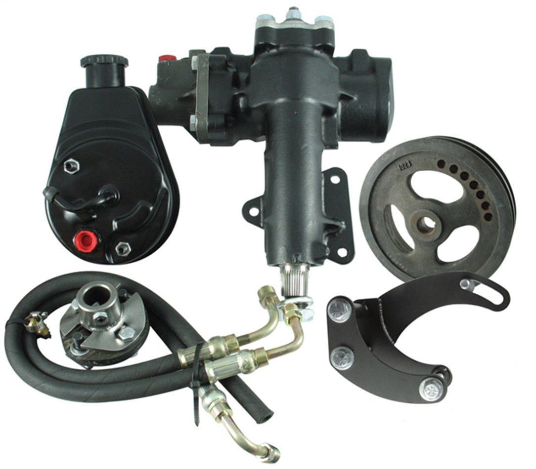 Power Steering Conversn Kit 63 - 66 Corvette SBC - Fenix Motorsports - Steering and Components,Rack and Pinions, Steering Boxes and Components,Steering Boxes and Components
