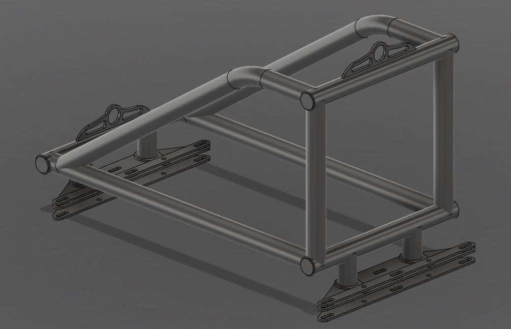 Universal Single Tire Carrier - Fenix Motorsports - Prerunner Tire Carrier