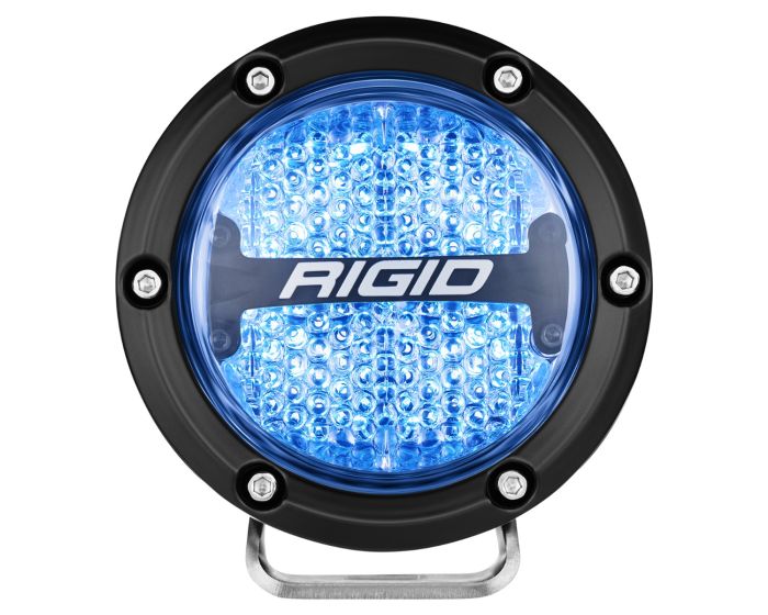 Rigid Industries 360 Pro 4 Inch Diffused Optic LED Light Pods with RGBW Backlight (P/N 36400) - Fenix Motorsports - Light Pod