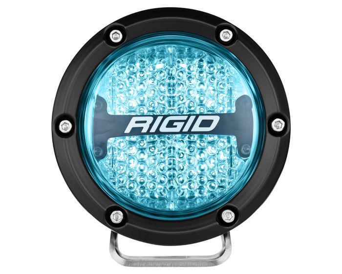 Rigid Industries 360 Pro 4 Inch Diffused Optic LED Light Pods with RGBW Backlight (P/N 36400) - Fenix Motorsports - Light Pod