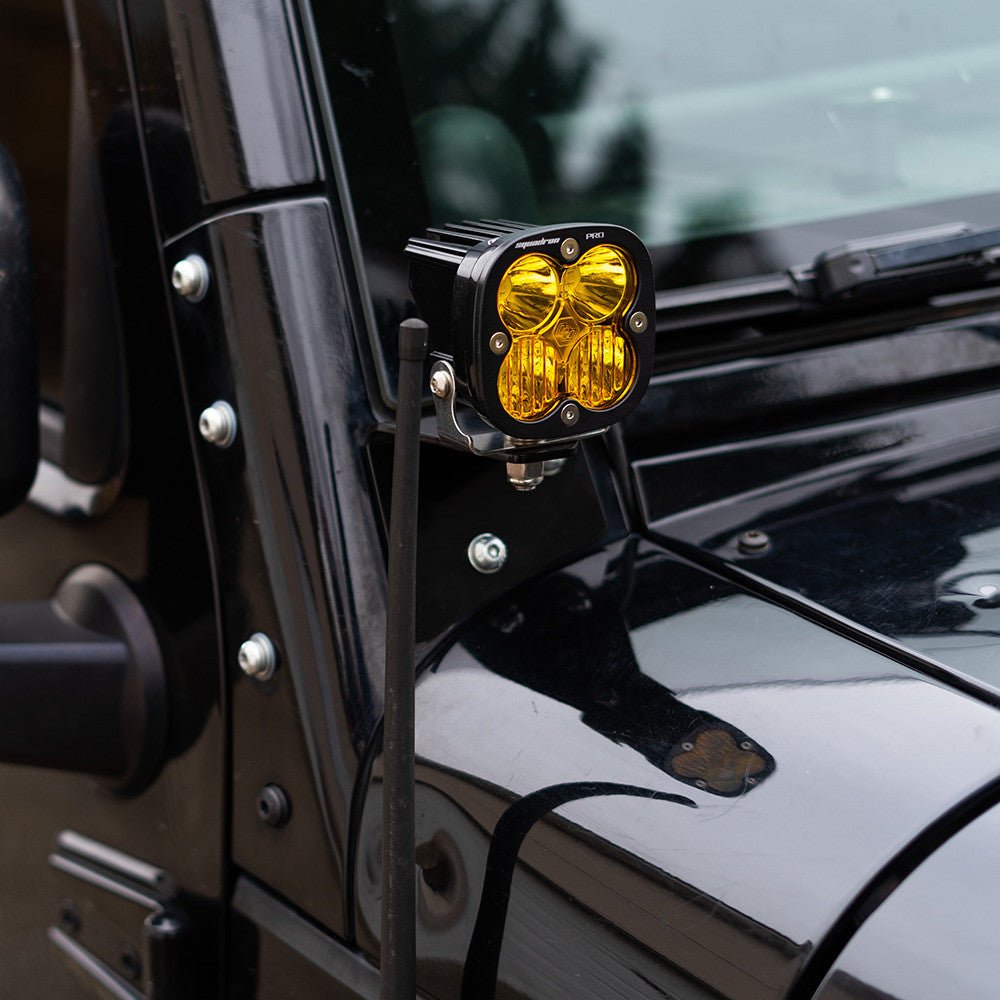 Squadron Pro Black LED Auxiliary Light Pod Pair - Universal - Fenix Motorsports - Light Pod