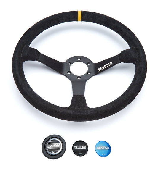 Steering Wheel 368 Black Suede - Fenix Motorsports - Steering and Components,Steering Wheels and Components,Steering Wheels and Components