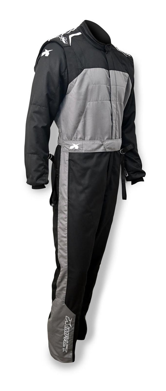 Suit Mini Racer 2.4 1pc X - Large Blk/Gry - Fenix Motorsports - Safety Equipment,Safety Clothing,Driving Suits