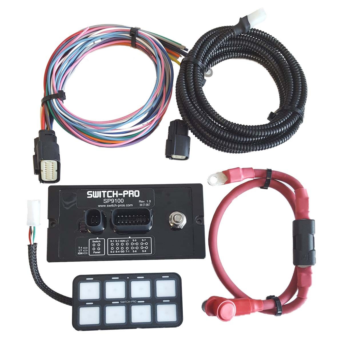 Switch - Pros Bezel Style 8 - Switch Panel Power System SP - 9100 - Fenix Motorsports - Electrical