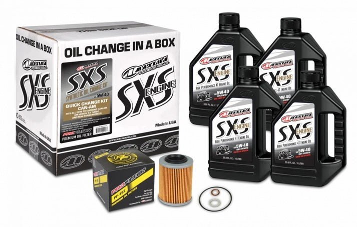 SXS Can - Am Oil Change KIt 5W40 Full - Synthetic - Fenix Motorsports - Oils, Fluids and Sealer,Oils, Fluids and Additives,Motor Oil