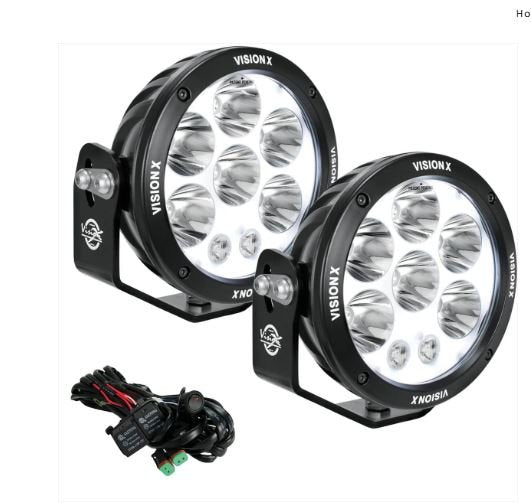 Vision X 6.7" ADV Light Cannon Kit - Fenix Motorsports - Light Pod