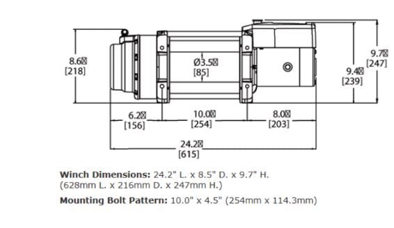 WARN 16.5ti (S) Heavyweight Winch - Fenix Motorsports - Winch