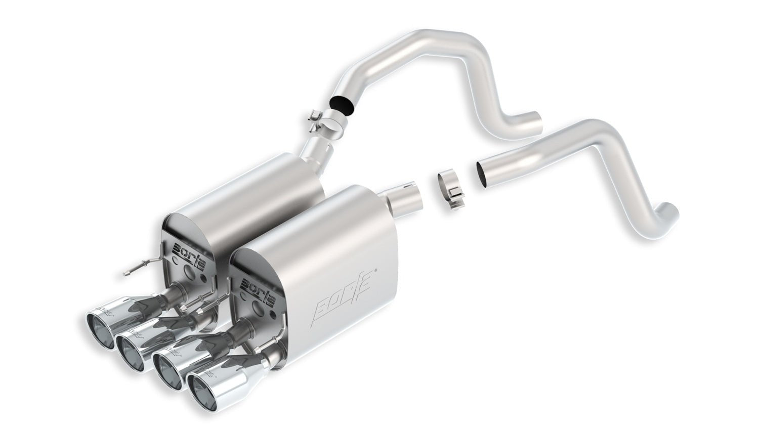 05 - 08 Corvette 6.0/6.2L Rear Section Exhaust - Fenix Motorsports - Exhaust,Exhaust Pipes, Systems and Components,Exhaust Systems