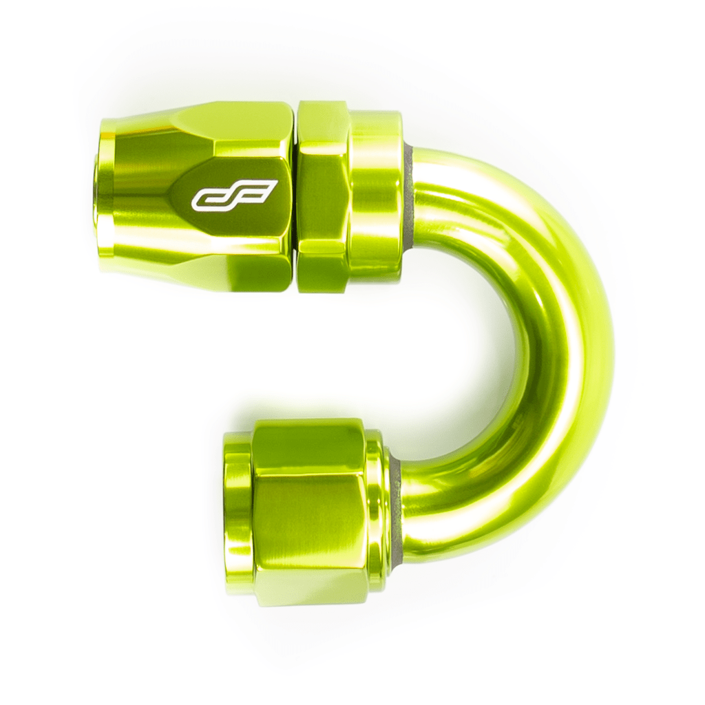 Color Fittings 180 Degree Female Aluminum Hose End AN Fitting - Fenix Motorsports - Fitting