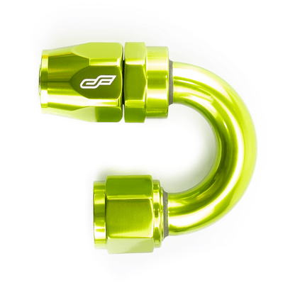 Color Fittings 180 Degree Female Aluminum Hose End AN Fitting - Fenix Motorsports - Fitting