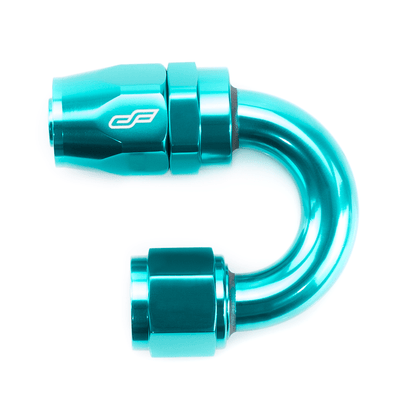 Color Fittings 180 Degree Female Aluminum Hose End AN Fitting - Fenix Motorsports - Fitting