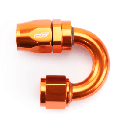 Color Fittings 180 Degree Female Aluminum Hose End AN Fitting - Fenix Motorsports - Fitting