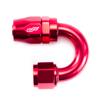 Color Fittings 180 Degree Female Aluminum Hose End AN Fitting - Fenix Motorsports - Fitting