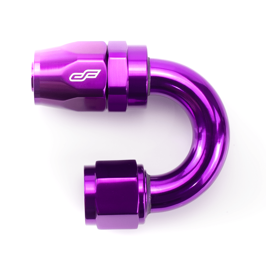 Color Fittings 180 Degree Female Aluminum Hose End AN Fitting - Fenix Motorsports - Fitting