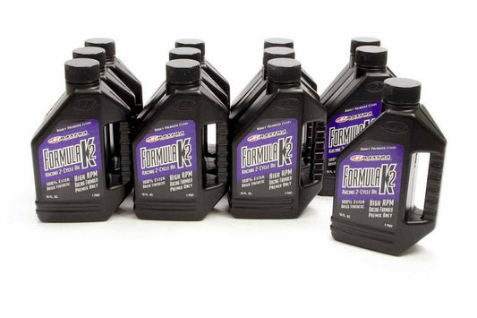 2 Cycle Oil Case 12x16oz Formula k2 - Fenix Motorsports - Oils, Fluids and Sealer,Fuel System Additives,Two Stroke Oil