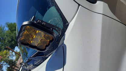 2G Tacoma - Hood Mount Ditch Light Bracket - Fenix Motorsports LLC - Light Bracket