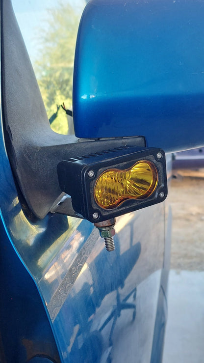 2G/3G Tacoma Mirror Mount Light Bracket Set - Fenix Motorsports - Light Bracket