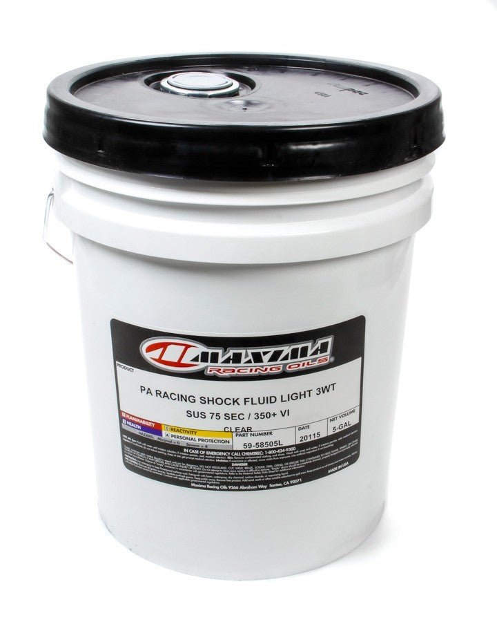 3w Racing Shock Oil 5 Gallon Pail - Fenix Motorsports - Oils, Fluids and Sealer,Oils, Fluids and Additives,Shock Absorber Oil