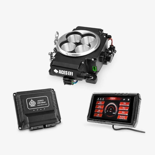 ACES EFI Killshot II 4bbl EFI Black - Fenix Motorsports - Air and Fuel,Fuel Injection Systems and Components - Electronic,Electronic Fuel Injection Systems